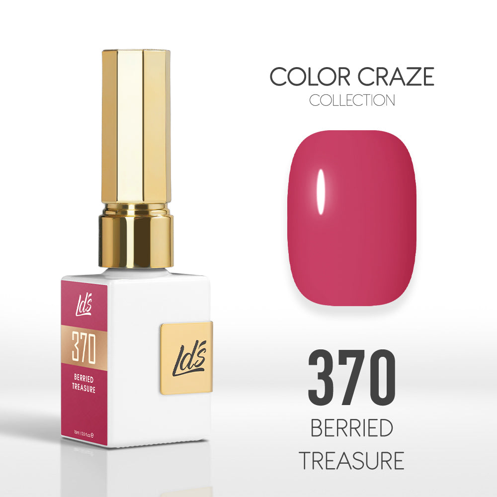 LDS Color Craze Gel Nail Polish - 370 Berried Treasure - 0.5oz by LDS COLOR CRAZE sold by DTK Nail Supply