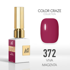 LDS Color Craze Gel Nail Polish - 372 Viva Magenta - 0.5oz by LDS COLOR CRAZE sold by DTK Nail Supply