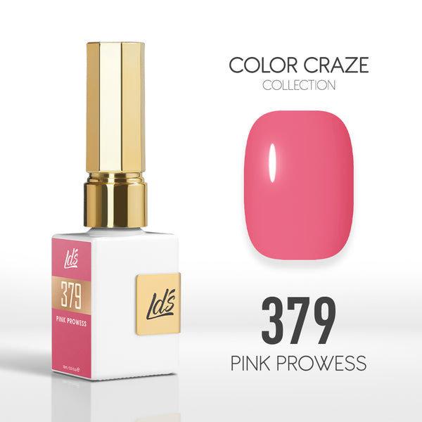 LDS Color Craze Gel Nail Polish - 379 Pink Prowess - 0.5oz by LDS COLOR CRAZE sold by DTK Nail Supply