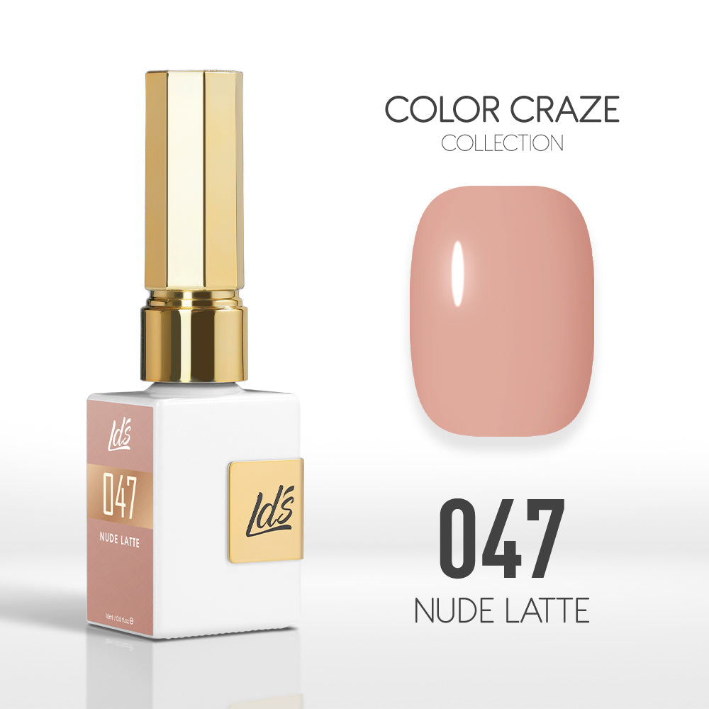 LDS Color Craze Gel Nail Polish - 047 Nude Latte - 0.5oz by LDS COLOR CRAZE sold by DTK Nail Supply
