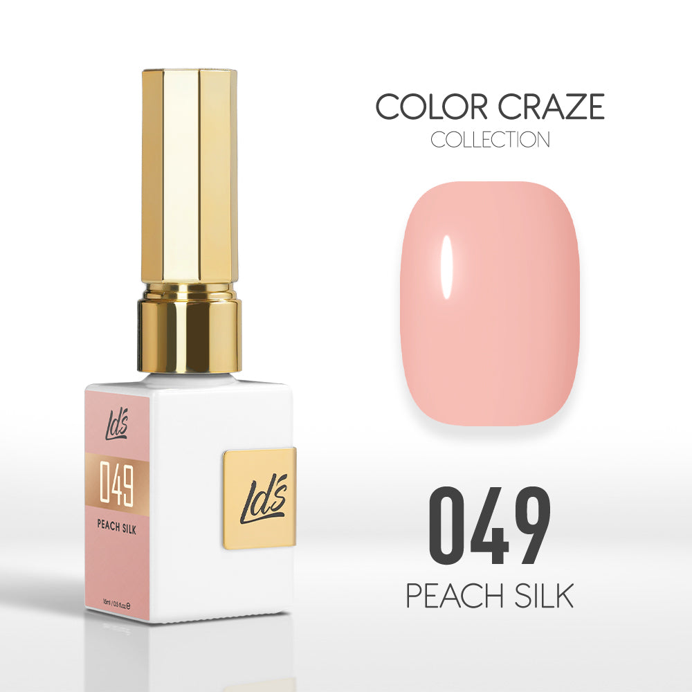 LDS Color Craze Gel Nail Polish - 049 Peach Silk - 0.5oz by LDS COLOR CRAZE sold by DTK Nail Supply