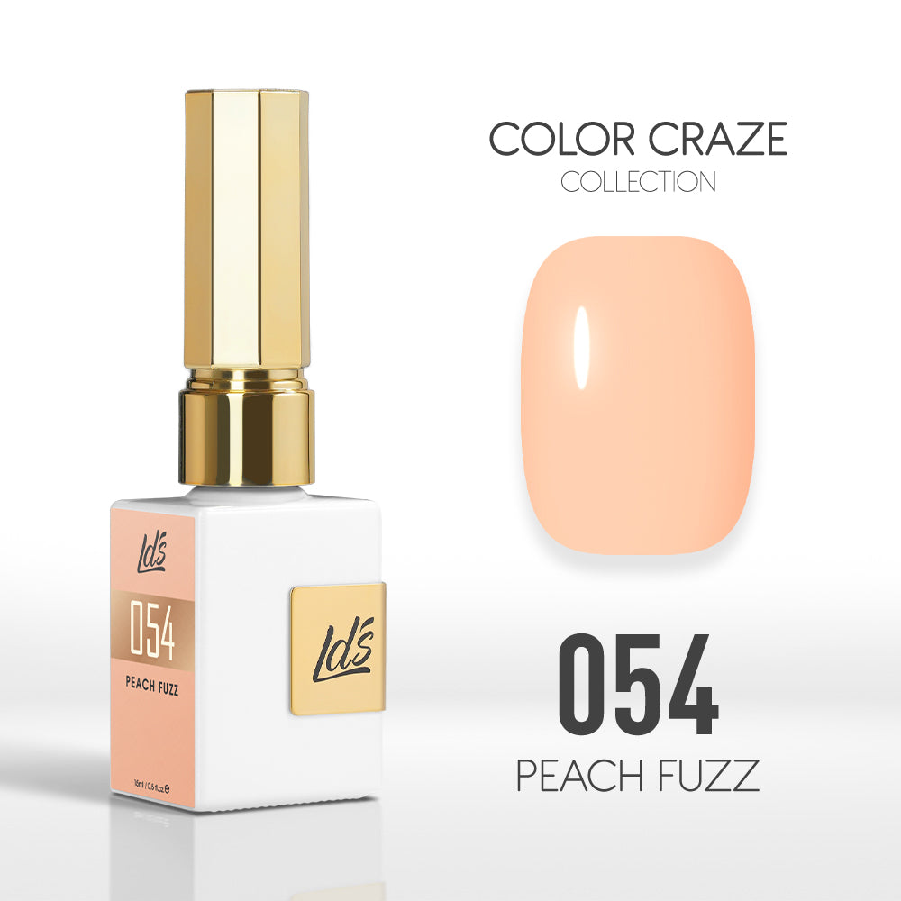 LDS Color Craze Gel Nail Polish - 054 Peach Fuzz - 0.5oz by LDS COLOR CRAZE sold by DTK Nail Supply