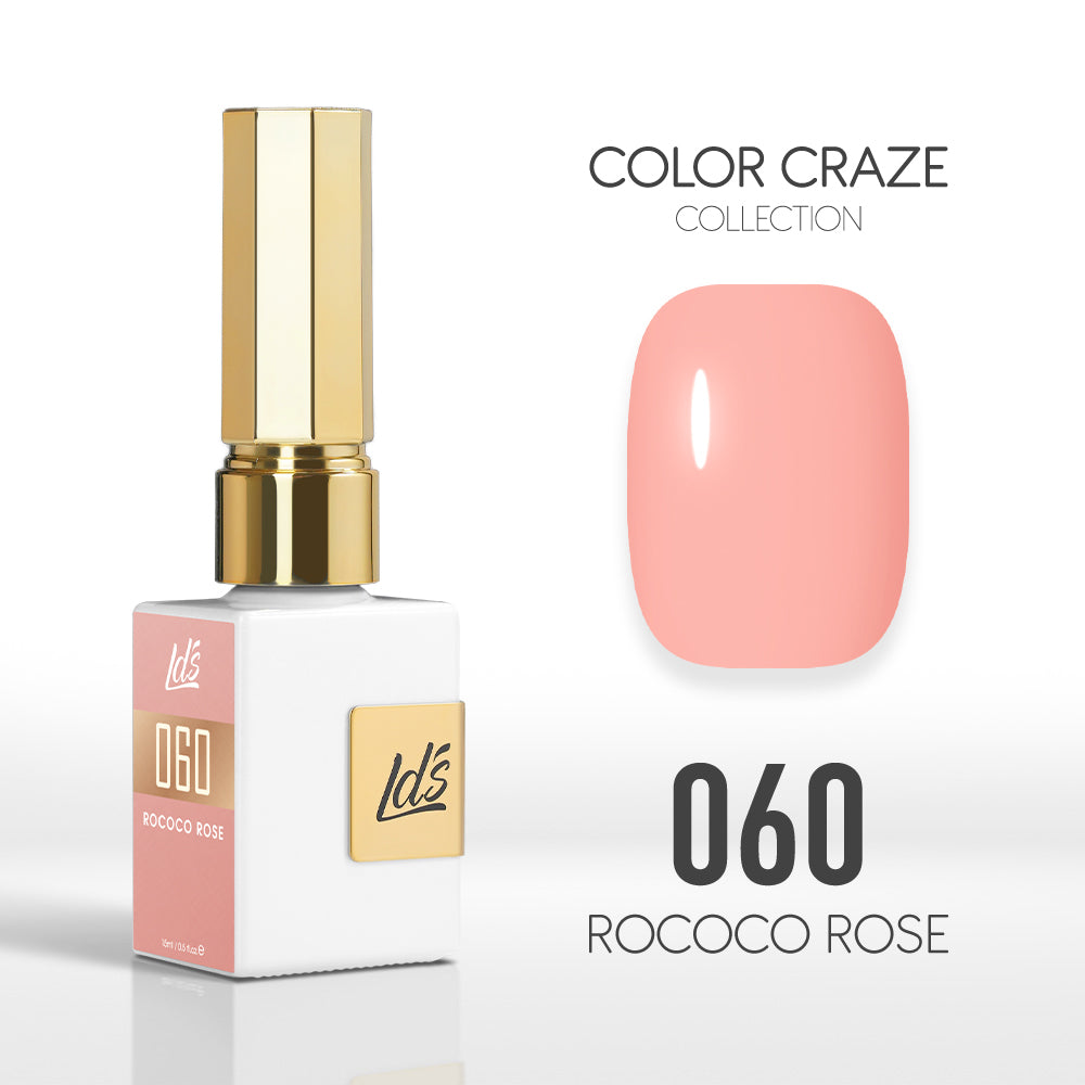 LDS Color Craze Gel Nail Polish - 060 Rococo Rose - 0.5oz by LDS COLOR CRAZE sold by DTK Nail Supply
