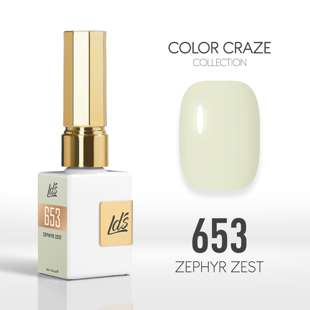 LDS Color Craze Gel Nail Polish - 653 Zephyr Zest - 0.5oz by LDS COLOR CRAZE sold by DTK Nail Supply