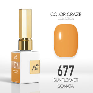 LDS Color Craze Gel Nail Polish - 677 Sunflower Sonata - 0.5oz by LDS COLOR CRAZE sold by DTK Nail Supply