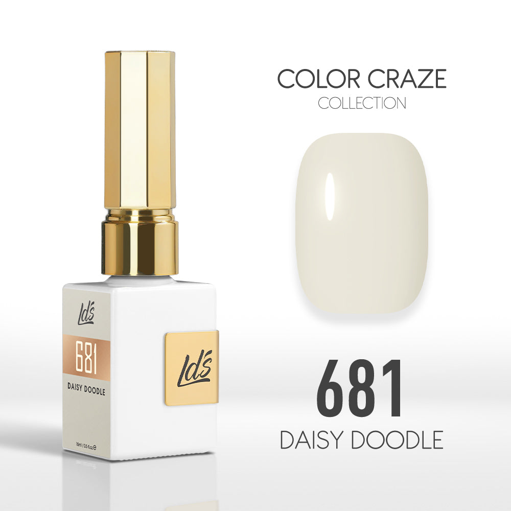 LDS Color Craze Gel Nail Polish - 681 Daisy Doodle - 0.5oz by LDS COLOR CRAZE sold by DTK Nail Supply