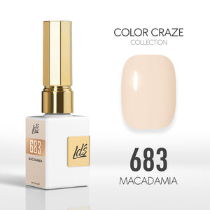 LDS Color Craze Gel Nail Polish - 683 Macadamia - 0.5oz by LDS COLOR CRAZE sold by DTK Nail Supply