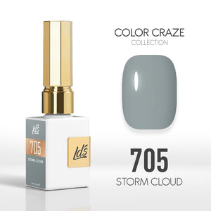 LDS Color Craze Gel Nail Polish - 705 Storm Cloud - 0.5oz by LDS COLOR CRAZE sold by DTK Nail Supply
