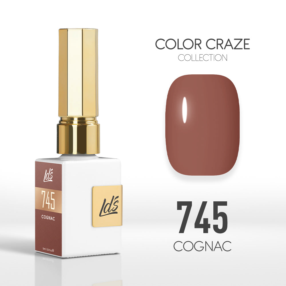 LDS Color Craze Gel Nail Polish - 745 Cognac - 0.5oz by LDS COLOR CRAZE sold by DTK Nail Supply