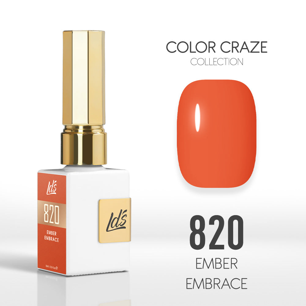 LDS Color Craze Gel Nail Polish - 820 Ember Embrace - 0.5oz by LDS COLOR CRAZE sold by DTK Nail Supply