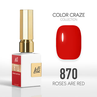 LDS Color Craze Collection - 870 Roses are Red - Gel Polish 0.5oz