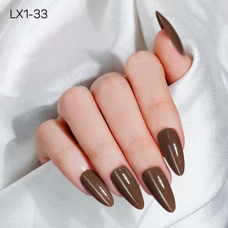  LAVIS LX1 - 33 - Gel Polish 0.5 oz - Coffee & Caramel Collection by LAVIS NAILS sold by DTK Nail Supply