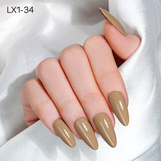 LAVIS LX1 - 34 - Gel Polish 0.5 oz - Coffee & Caramel Collection by LAVIS NAILS sold by DTK Nail Supply