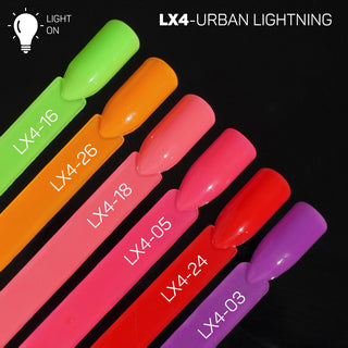 LAVIS LX4 - 01 - Gel Polish 0.5 oz - Urban Lightning Collection