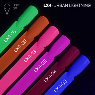 LAVIS LX4 - 01 - Gel Polish 0.5 oz - Urban Lightning Collection