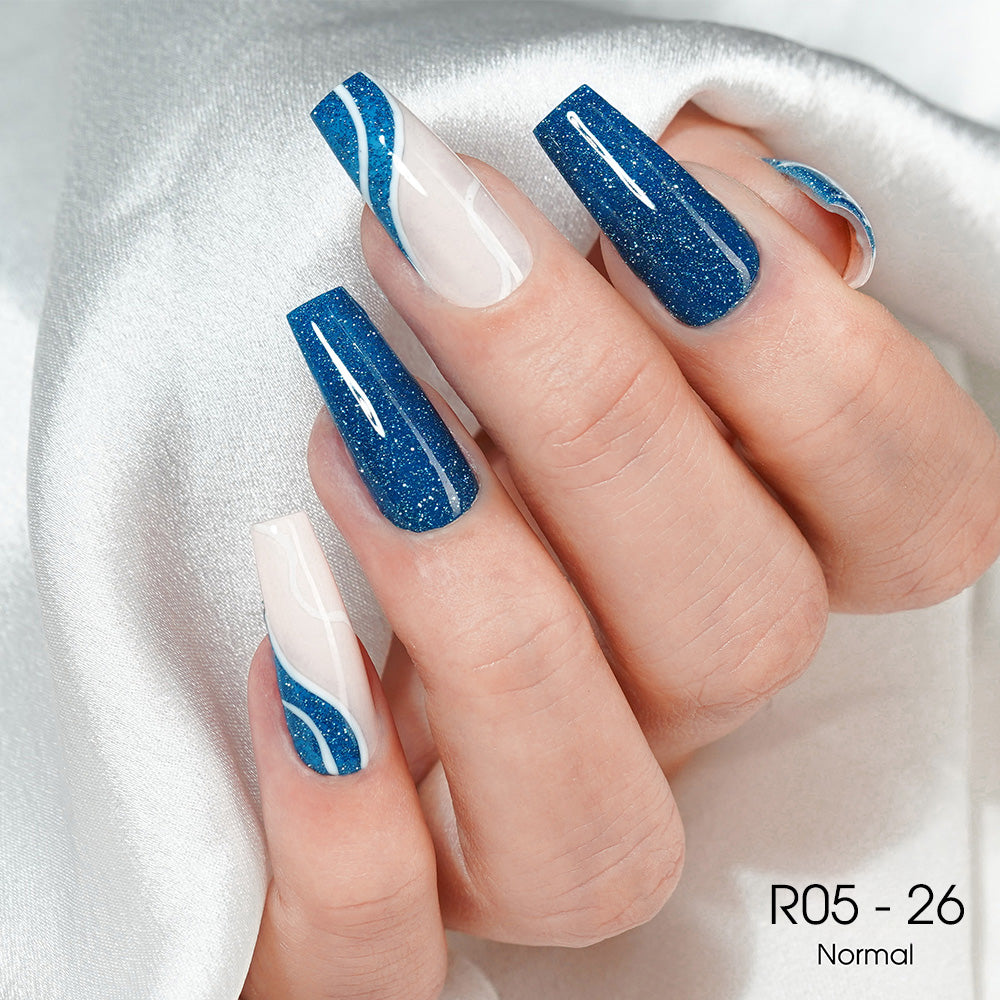 LAVIS Reflective R05 - 26 - Gel Polish 0.5 oz - Glow With The Flow Reflective Collection by LAVIS NAILS sold by DTK Nail Supply