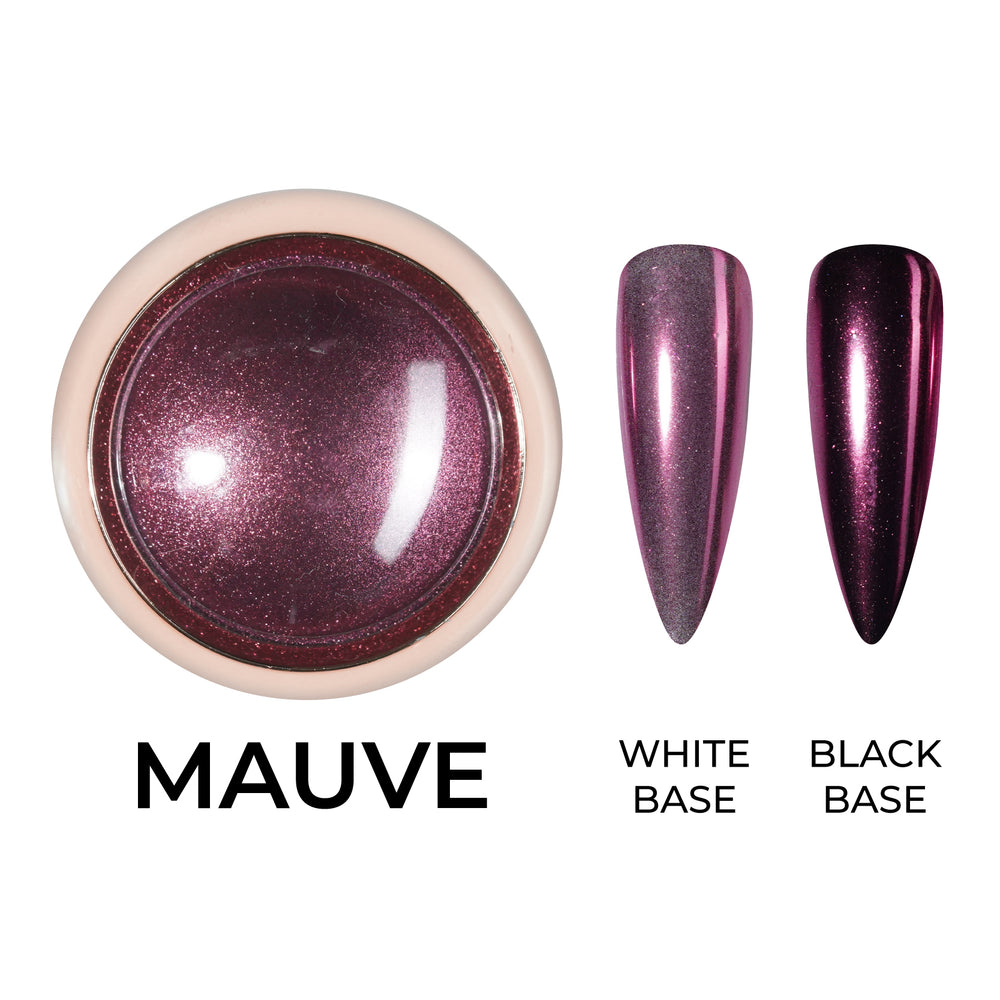 Classic Chrome Nail Powder - Mauve