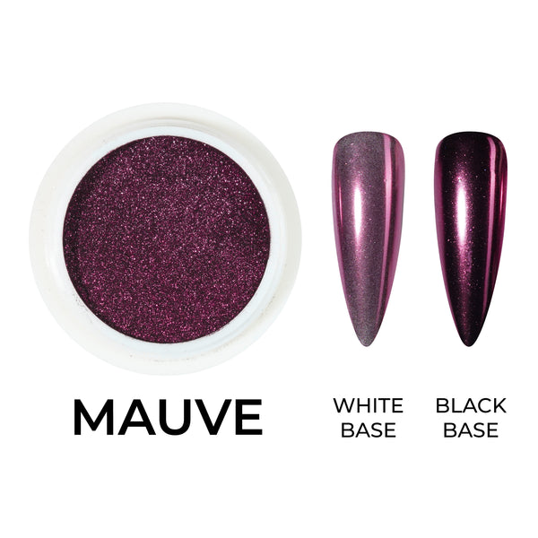 Classic Chrome Nail Powder - Mauve