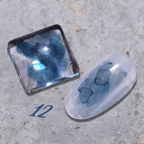 A'DOR Metallic Marble Ink - 12 - Blue