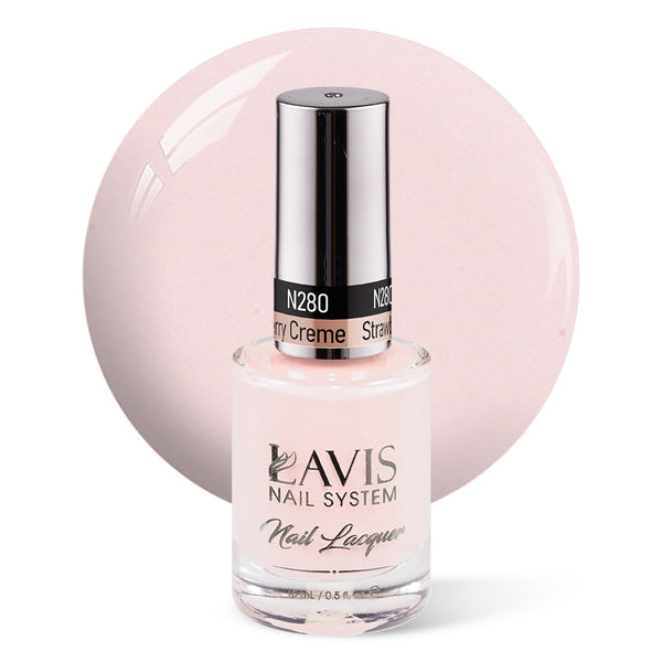 LAVIS Nail Lacquer - 280 Strawberry Creme