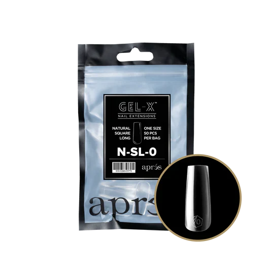 APRES - Gel-X Natural Square Long #0