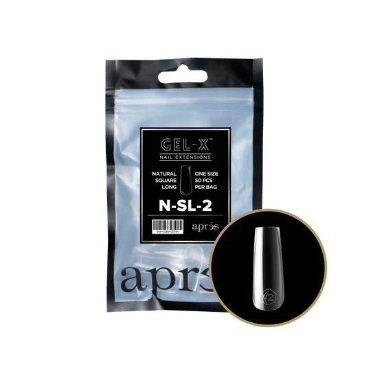 APRES - Gel-X Natural Square Long #2