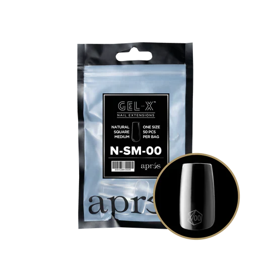 APRES - Gel-X Natural Square Medium #00