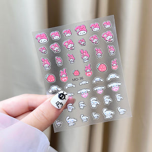 3D Sanrio Nail Art Stickers MO-36 by Joyful Nail sold by DTK Nail Supply