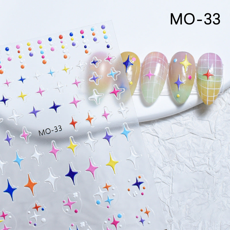 3D Nail Art Stickers MO-33