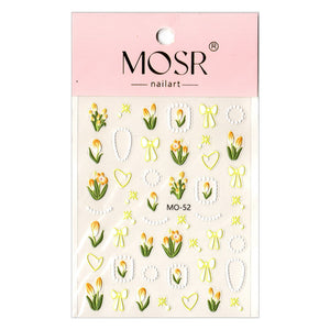 3D Nail Art Stickers MO-52