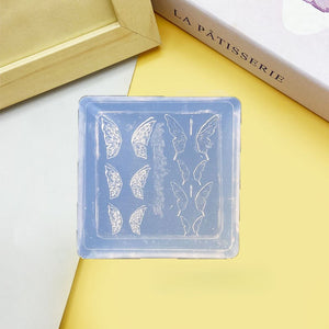 3D Nail Charm Mold 18 - Half wing Butterfly