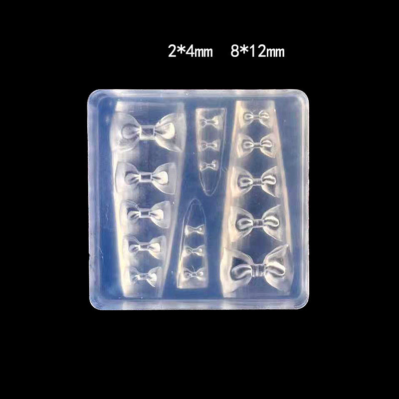 3D Nail Charm Mold 1 - 16 Bows