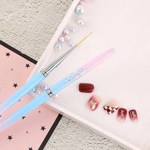 6Pcs/Set Nail Art Brush Gradient Blue by Nail Art Brush sold by DTK Nail Supply