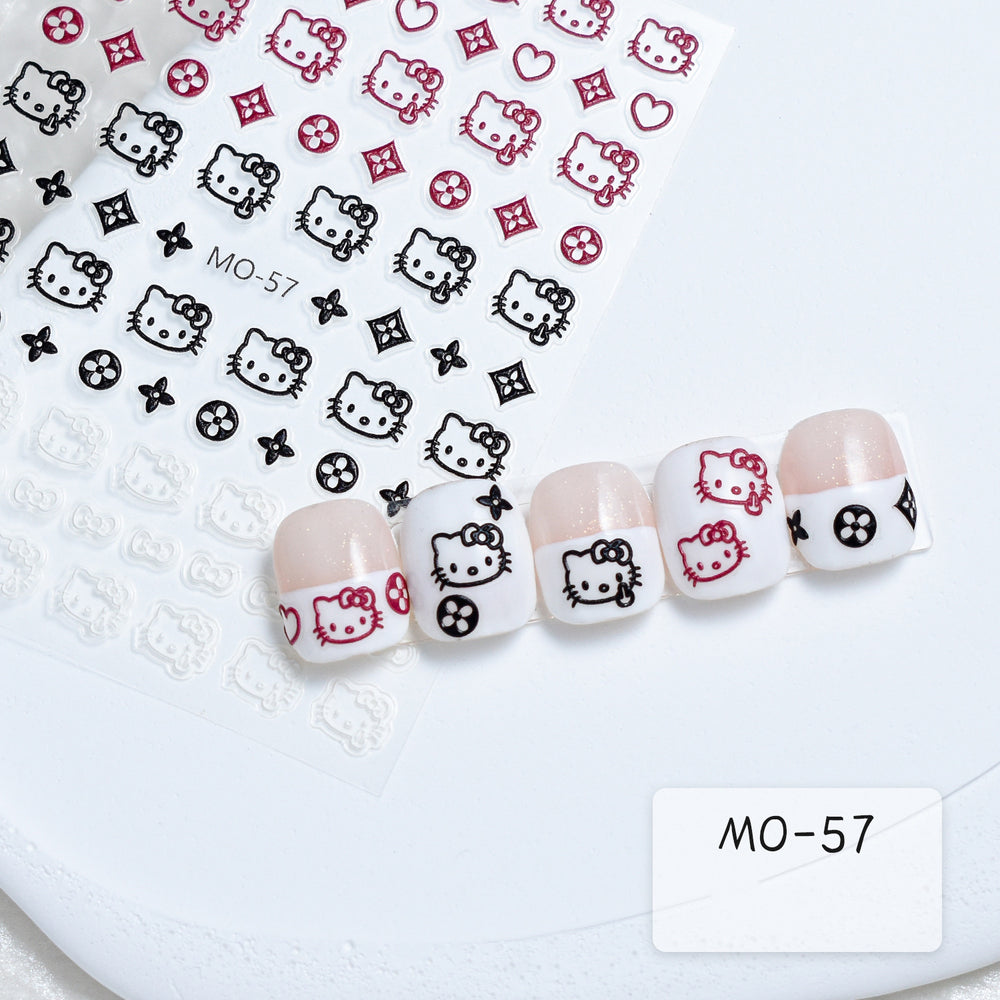3D Nail Art Stickers MO-57
