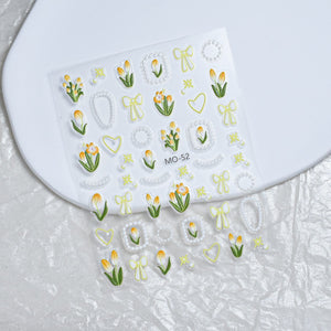 3D Nail Art Stickers MO-52