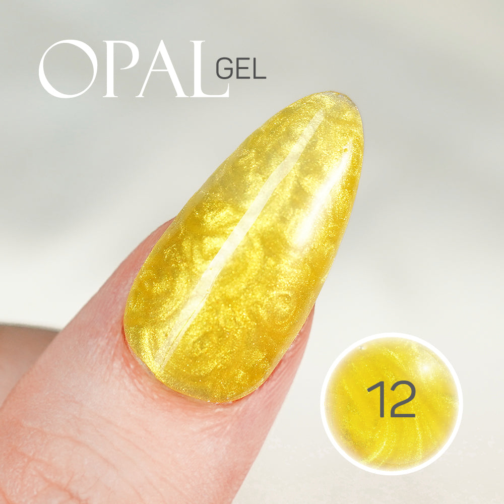 LAVIS OP 12 Gel Polish 0.5oz Opal Collection DTK Nail Supply