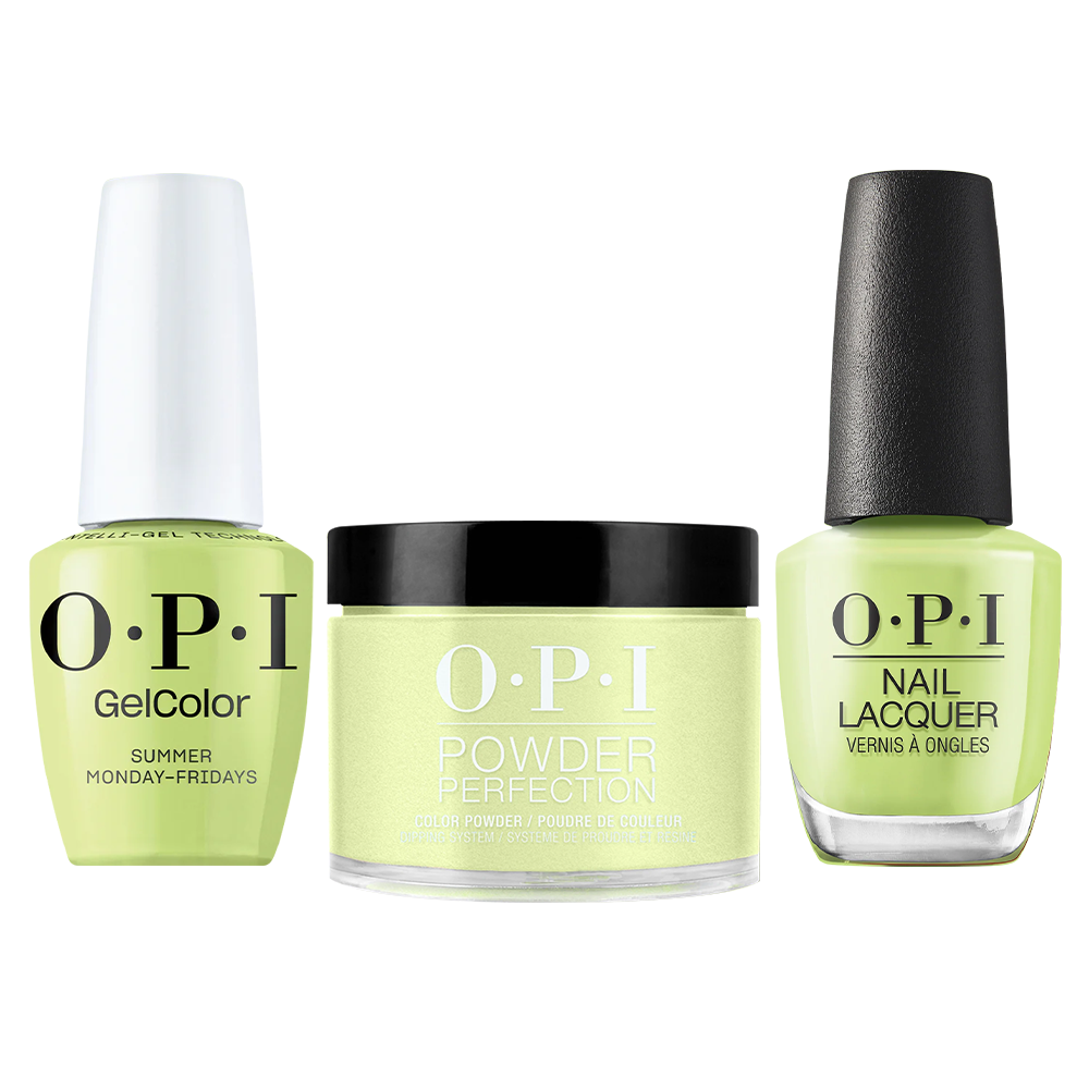 OPI Intelli 3 in 1 - P012 Summer Monday-Fridays - Dip, Gel & Lacquer Matching