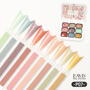 LAVIS Pat Pat Gel - Ombre Gel Palette - Painting Gel
