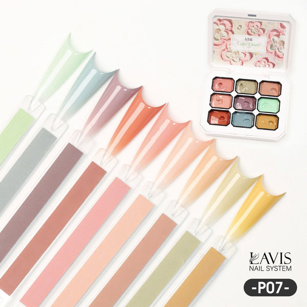 LAVIS Pat Pat Gel - Ombre Gel Palette - Painting Gel