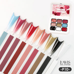 LAVIS Pat Pat Gel - Ombre Gel Palette - Painting Gel