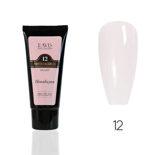 LAVIS 12 Himalayan - New Poly Extension Gel 15 UV/LED 30ml