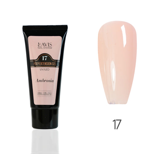 LAVIS 17 Ambrosia - New Poly Extension Gel 15 UV/LED 30ml