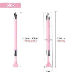 Refillable Wax Rhinestone Nail Art Pen