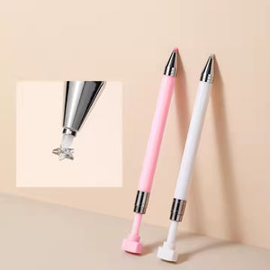 Refillable Wax Rhinestone Nail Art Pen