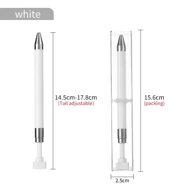 Refillable Wax Rhinestone Nail Art Pen