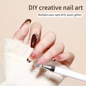 Refillable Wax Rhinestone Nail Art Pen
