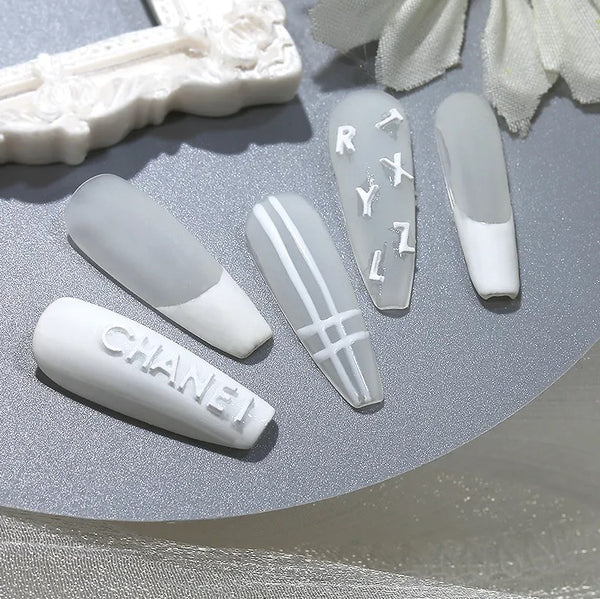 3D Nail Charm Mold 6 - Alphabet by OTHER sold by DTK Nail Supply