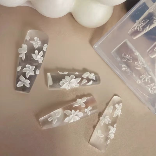 3D Nail Charm Mold 23 - Plumeria