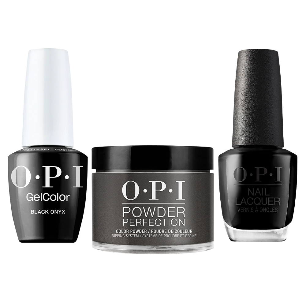 OPI Intelli 3 in 1 - T02 Black Onyx - Dip, Gel & Lacquer Matching
