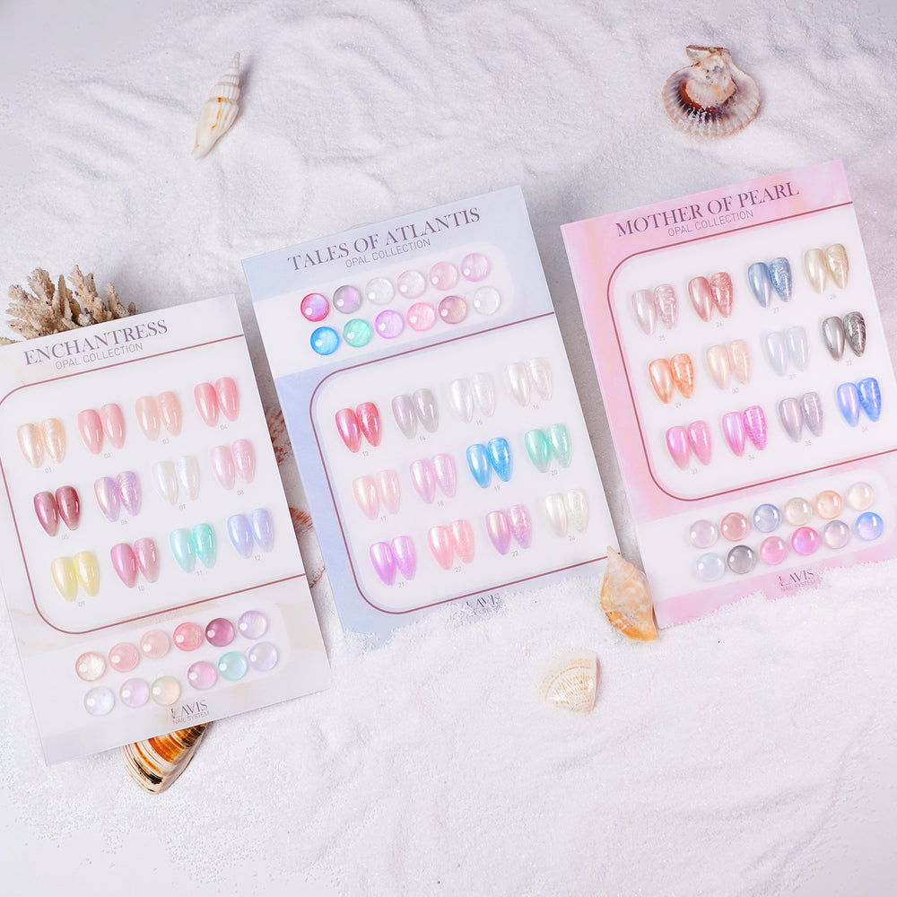 LAVIS OPAL - Set 36 Colors - Gel Polish 0.5 oz - Set 3 Opal Collection by LAVIS NAILS sold by DTK Nail Supply